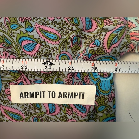 Karma Highway Floral Paisley Colorful Short Open Kimono OS Bohemian Hippie - Picture 7 of 10